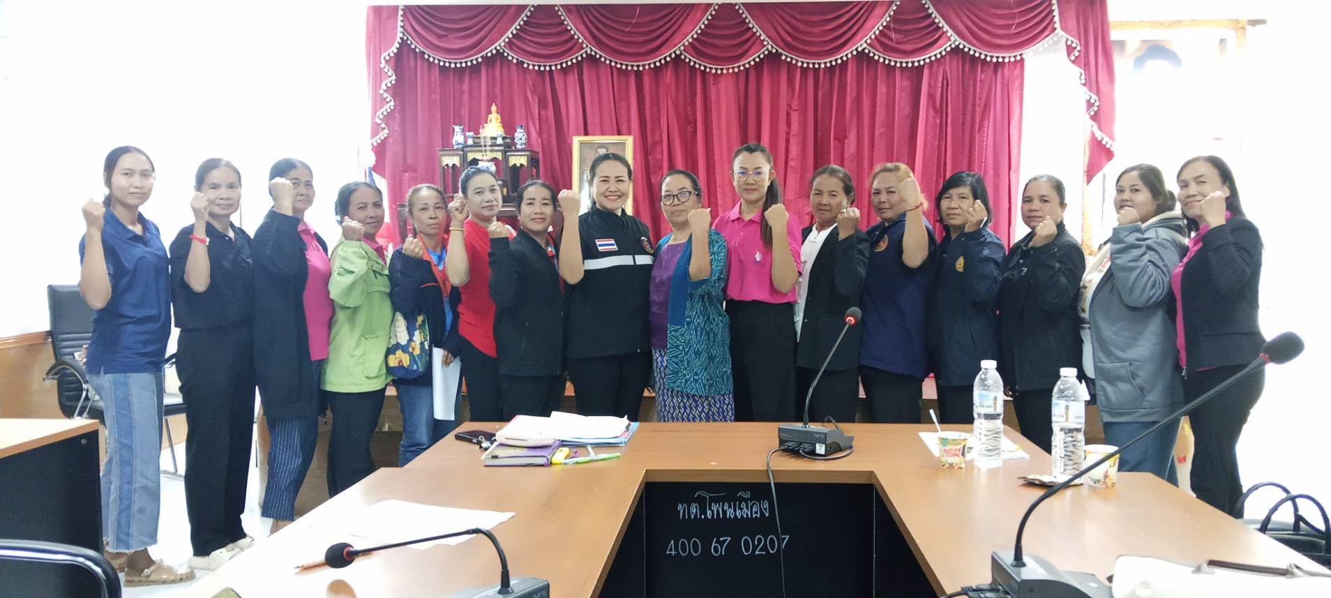 🌻🌻สุขเกินร้อย ที่ พช.101 PLUS 🌻🌻 🦐🦐พช.อาจสามารถ จังหวัดร้อยเอ็ด : ประชุมคณะทำงานขับเคลื่อนกองทุนพัฒนาบทบาทสตรีตำบลโพนเมือง 