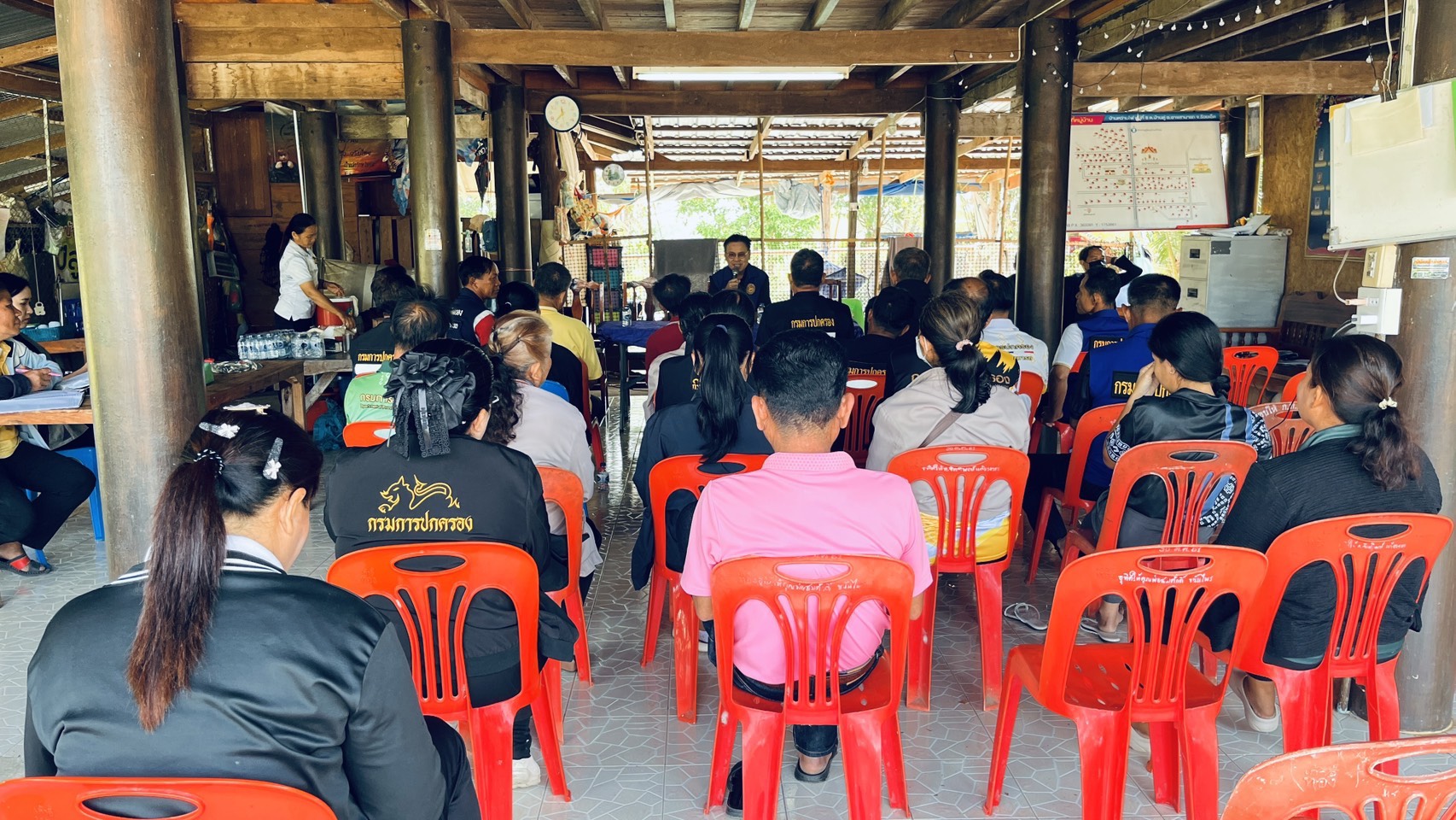 🌻🌻สุขเกินร้อย ที่ พช.101 PLUS 🦐🦐พช.อาจสามารถ จังหวัดร้อยเอ็ด : ร่วมประชุมสัญจร กำนัน ผู้ใหญ่บ้าน แพทย์ประจำตำบล สารวัตรกำนัน และผู้ช่วยผู้ใหญ่บ้าน ตำบลบ้านดู่